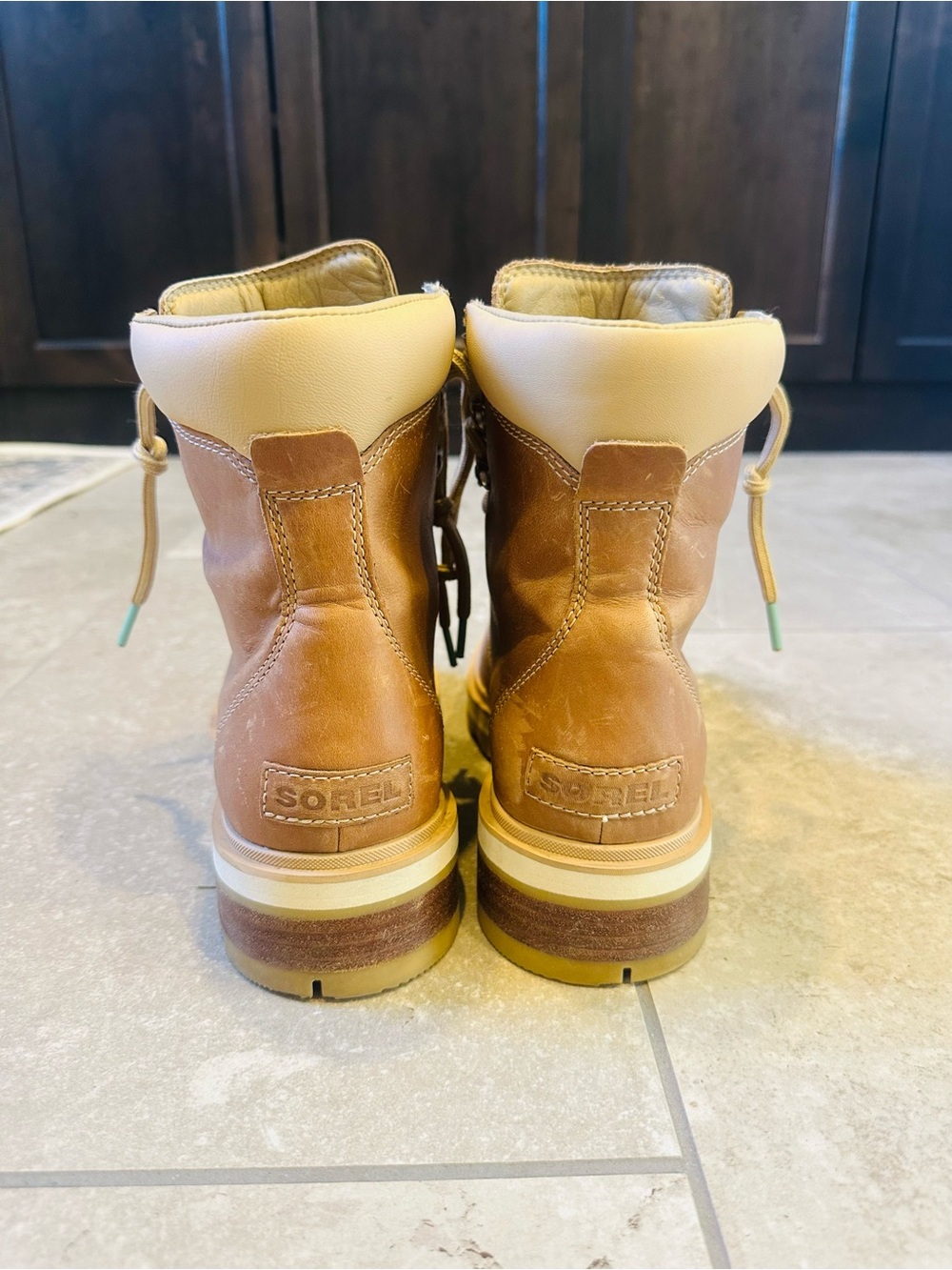 Sorel Ceramic/Canoe Women’s Lenox Waterproof Boots - Picture 5 of 7